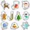 10-Piece Christmas Cookie Cutter Set - Stainless Steel Shapes